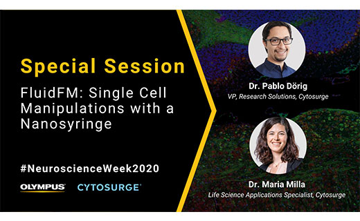 Special Session with Cytosurge: FluidFM: Single Cell Manipulations with a Nanosyringe