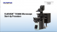 FLUOVIEW™ FV3000 현미경 기본 시작 절차