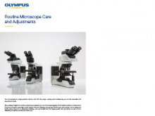 常规显微镜保养和调试
