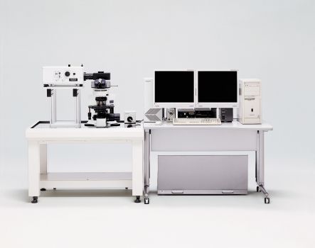 An acquisition system of the computer era, FLUOVIEW 300/500 confocal laser scanning microscopes were capable of producing 2048 × 2048-pixel images